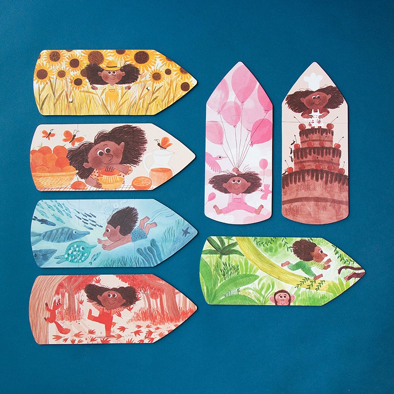 7 reversible colour puzzles